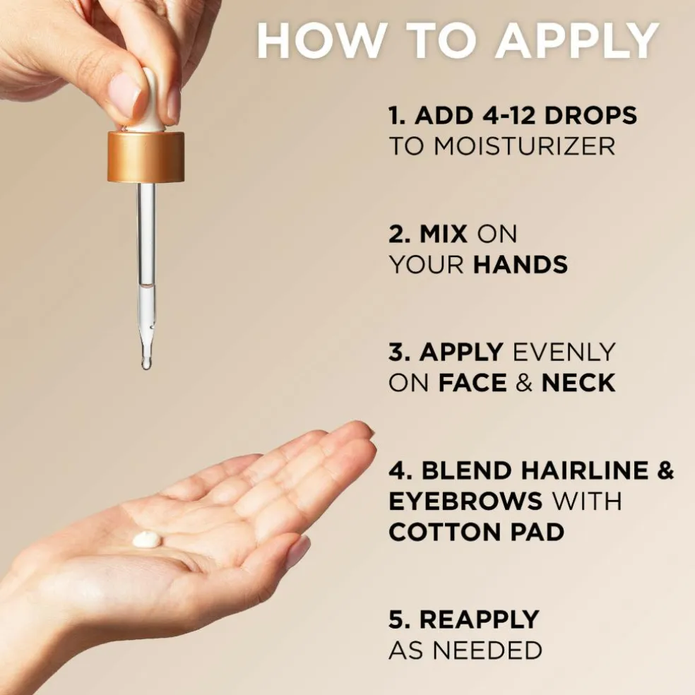 Ambre Solaire Natural Bronzer Self-Tan Face Drops