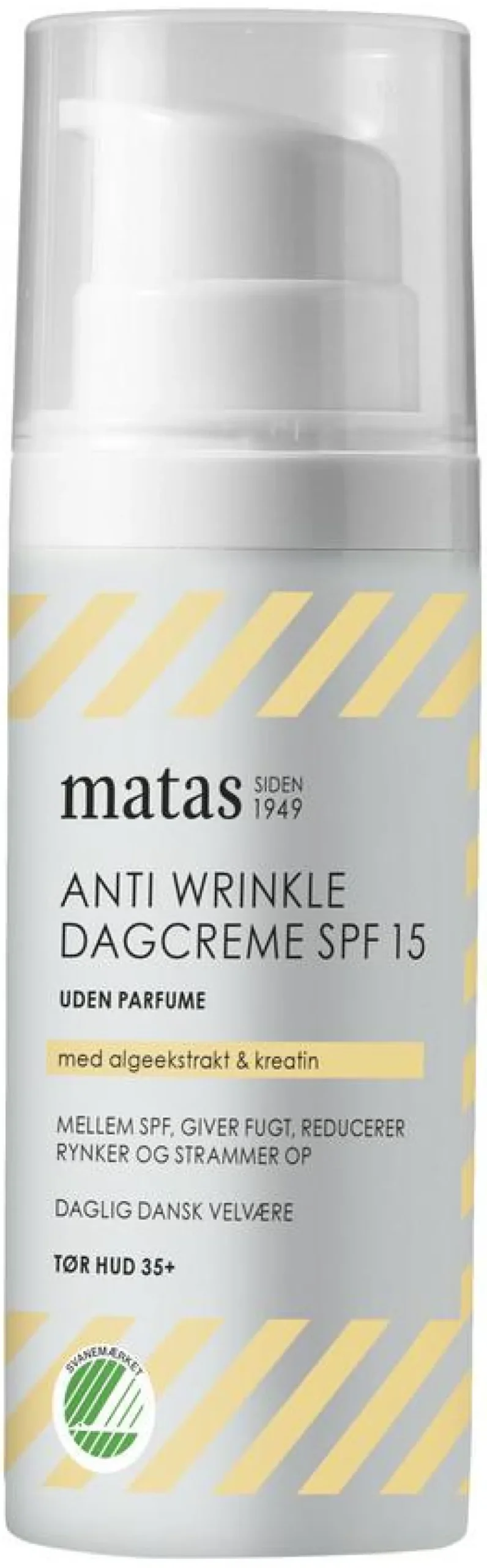 Anti Wrinkle Dagcreme SPF 15 til Tør Hud Uden Parfume