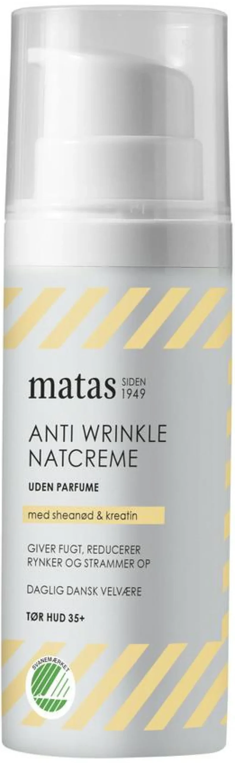 Anti Wrinkle Natcreme til Tør Hud Uden Parfume