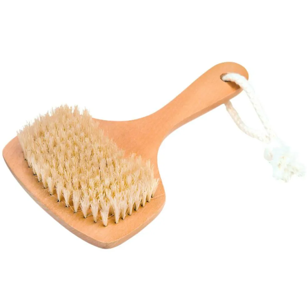 Badebørste M. Naturhår, Kort, Frk.