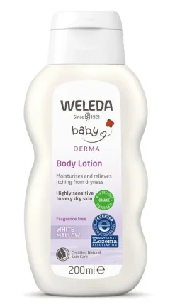 Bodylotion White Mallow Baby Derma Weleda
