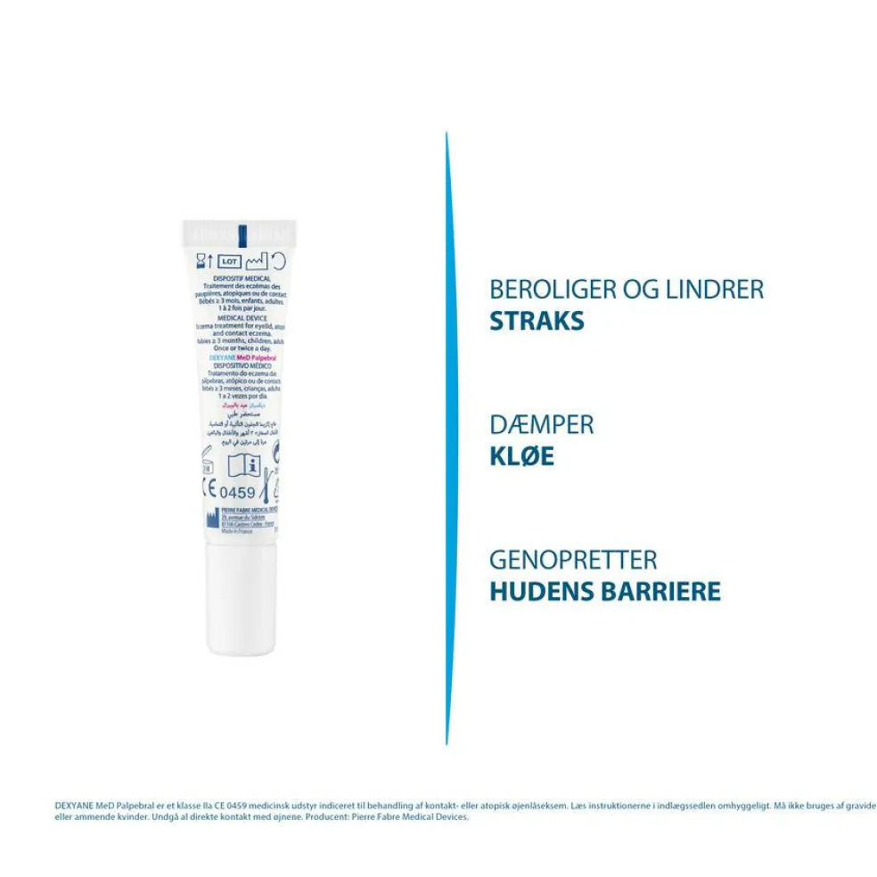 Dexyane MeD Palpebral Eyelid Eczema Treatment Cream