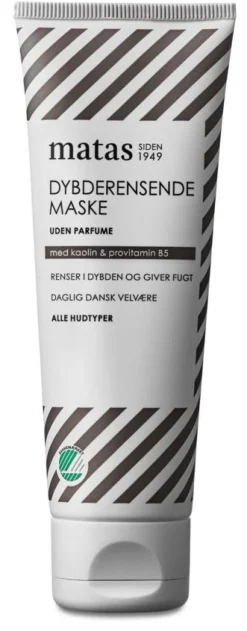 Dybderensende Maske til Alle Hudtyper Uden Parfume