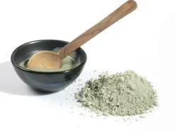 Grønt ler til ansigtsmaske