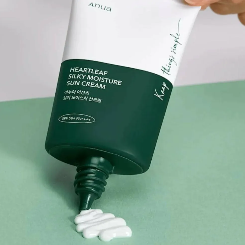 Heartleaf Silky Moisture Sun Cream SPF 50