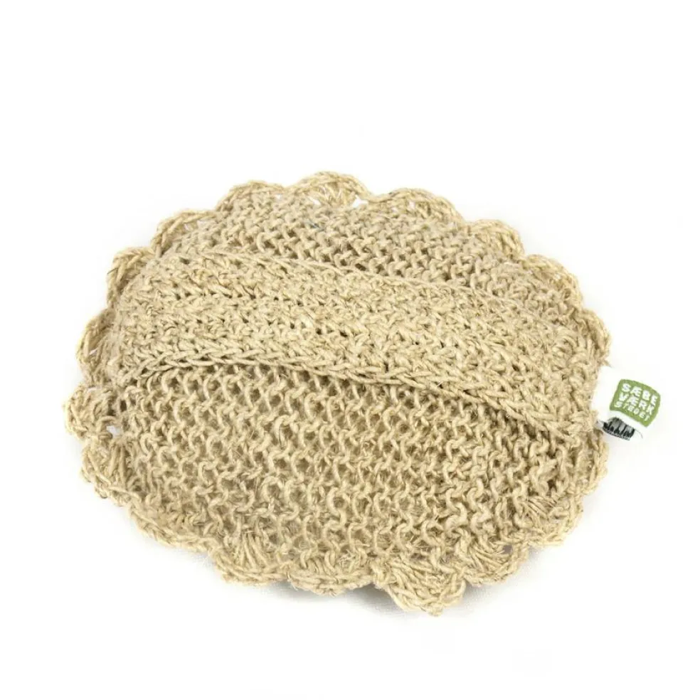 Håndstrikket Hampsvamp Fairtrade