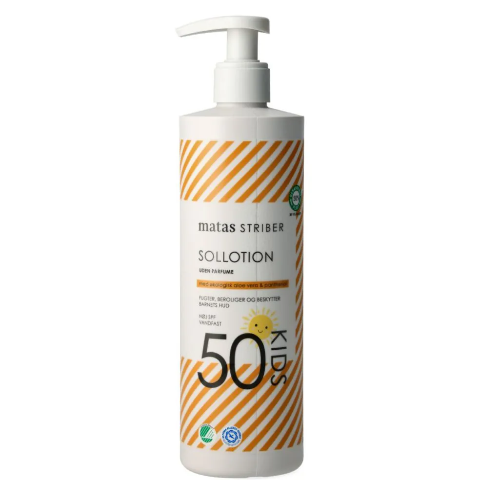 Kids Sollotion SPF 50 Uden Parfume