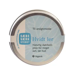 Ler Til Ansigtsmaske Hvidt