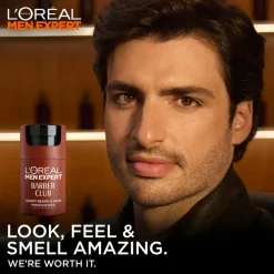 Men Expert, Barber Club, Moisturizer for face and beard