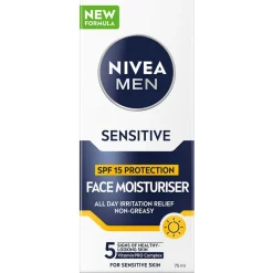 Men Sensitive Face Moisturiser SPF 15