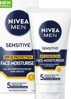 Men Sensitive Face Moisturiser SPF 15