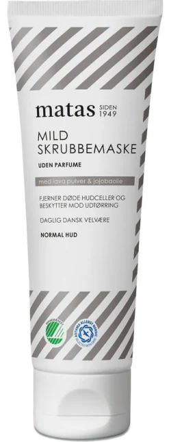 Mild Skrubbemaske Uden Parfume