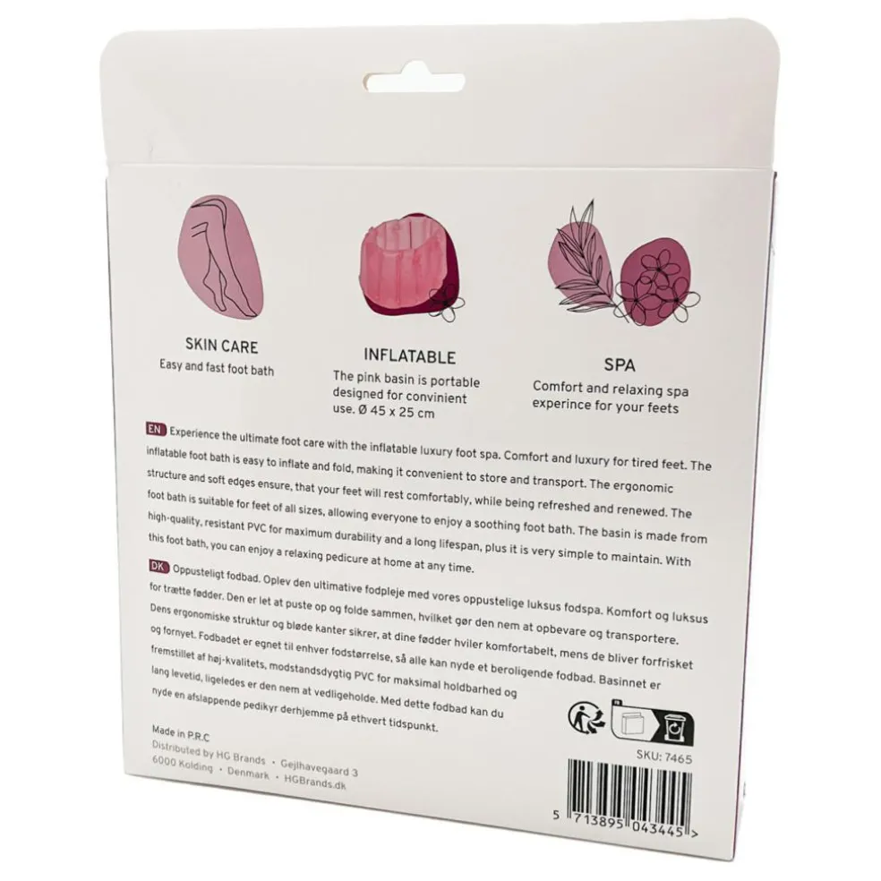 Oppusteligt Fodbad