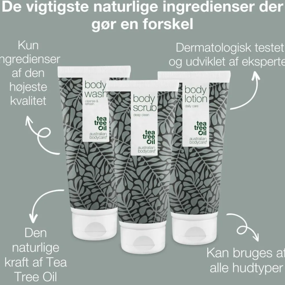 3-pak til glat og jævn hud - pleje ved keratosis pilaris