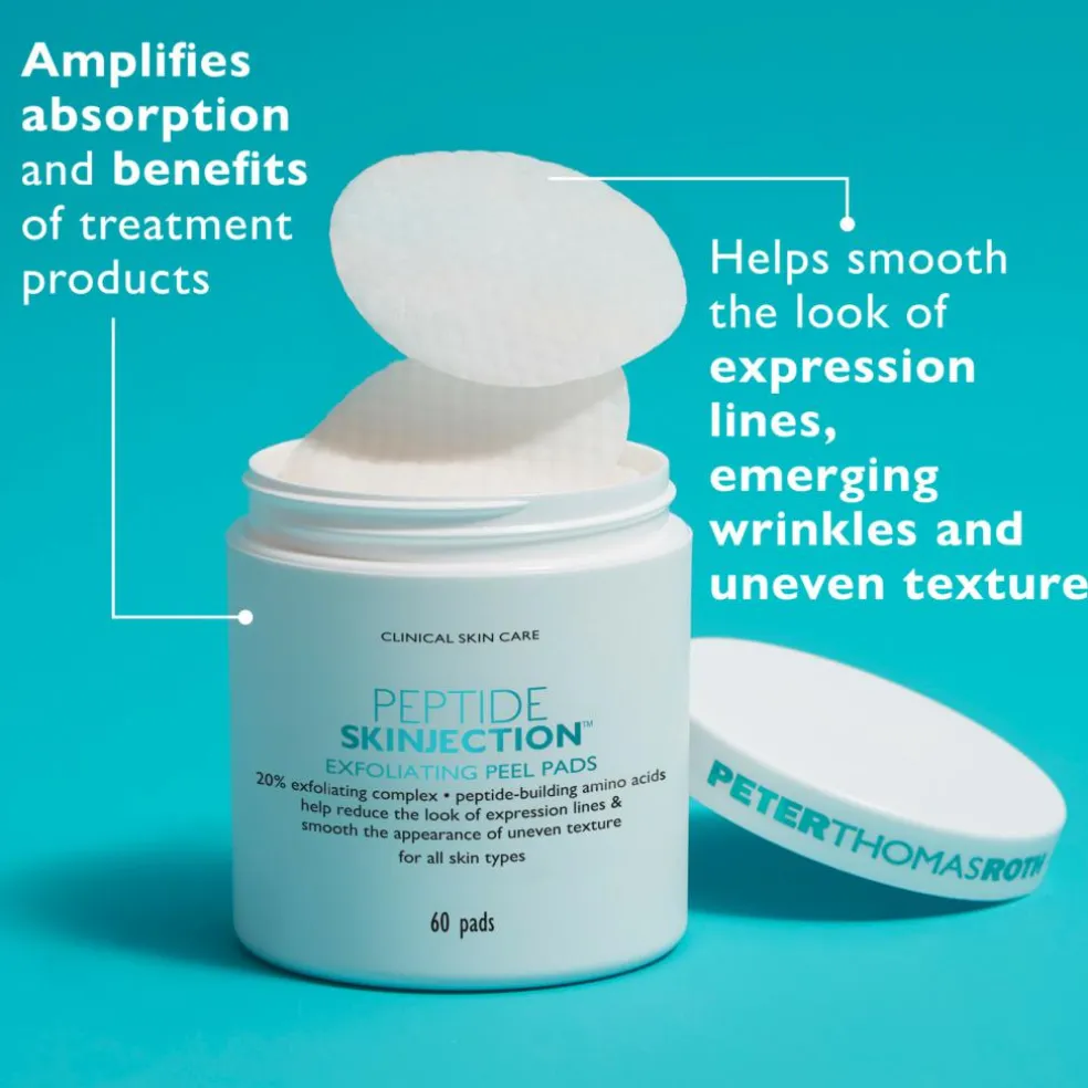 Peptide Skinjection Exfoliating Peel Pads