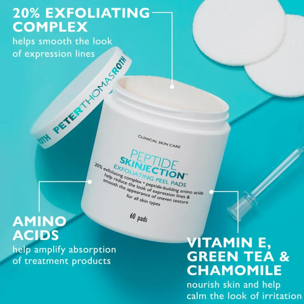 Peptide Skinjection Exfoliating Peel Pads