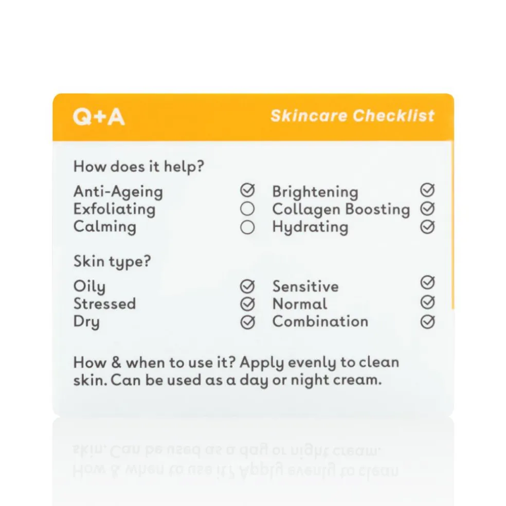 Q+A Vitamin C Face Cream