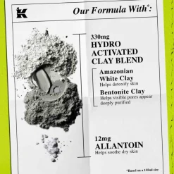 Rare Earth Pore-Minimizing Clay Mask