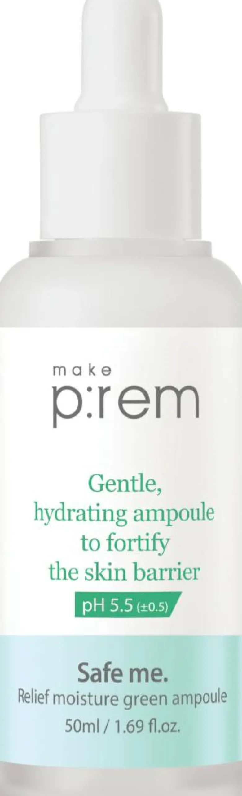 Safe me. Relief moisture green ampoule