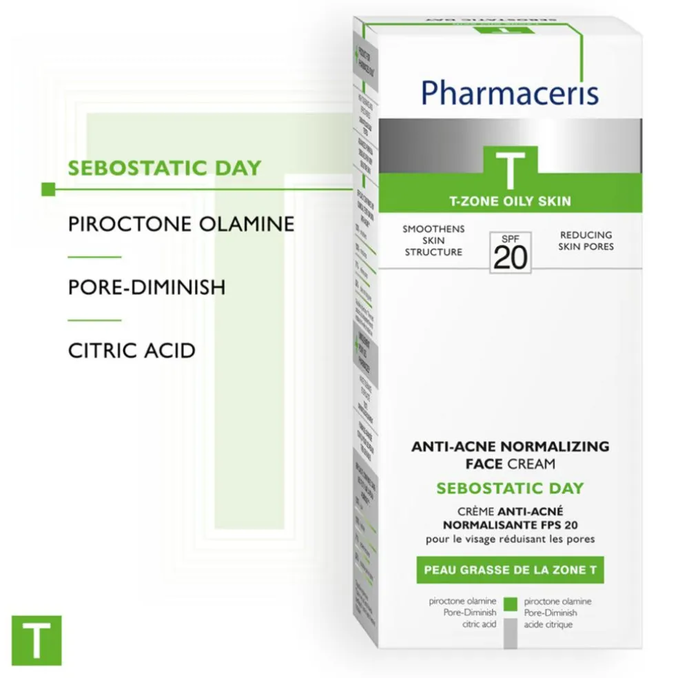 Sebostatic Day Anti-Acne Normalizing Face Cream SPF 20