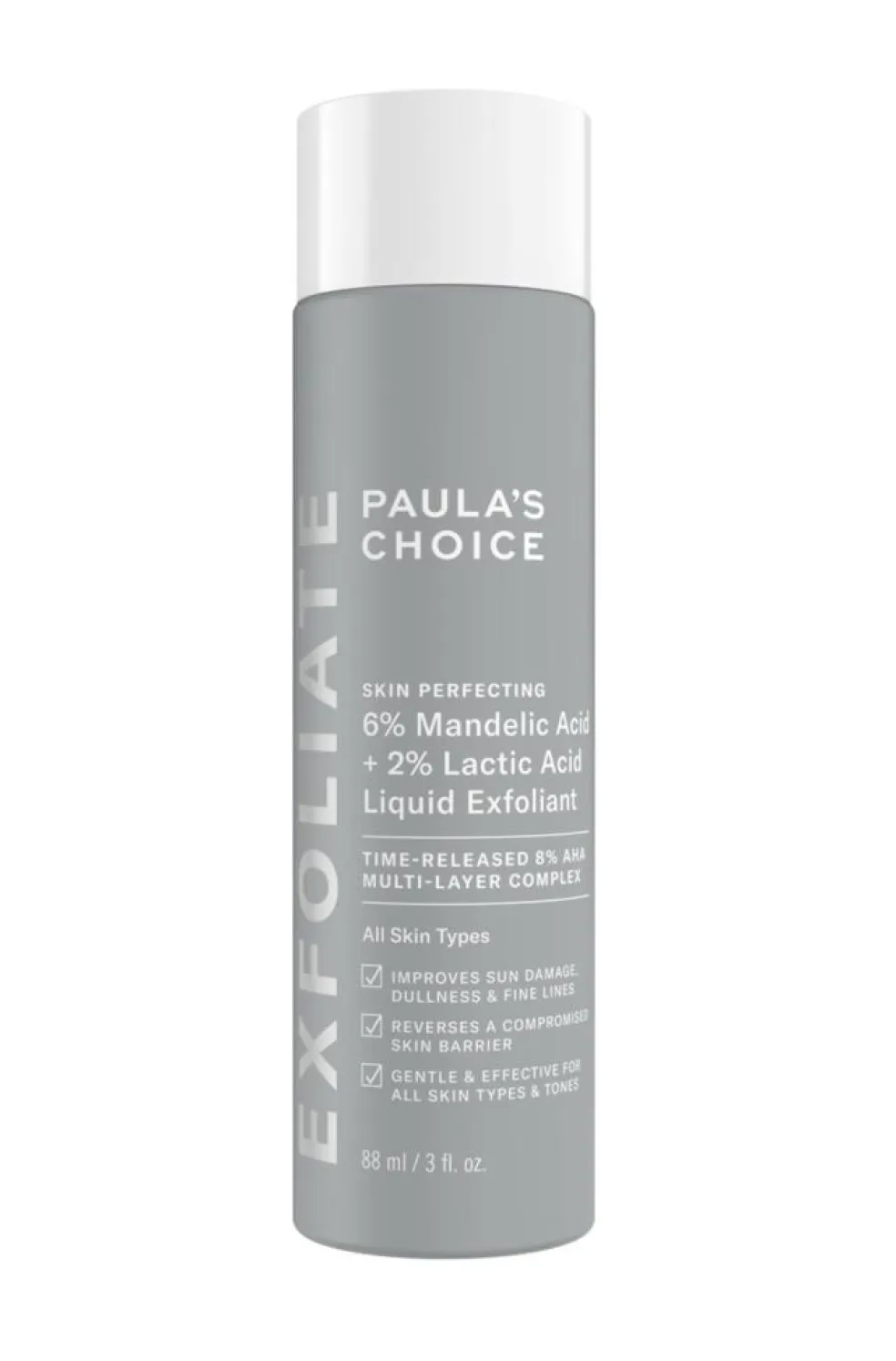 Skin Perfecting 6% Mandelic Acid + 2% Lactic Acid Liquid Exfoliant