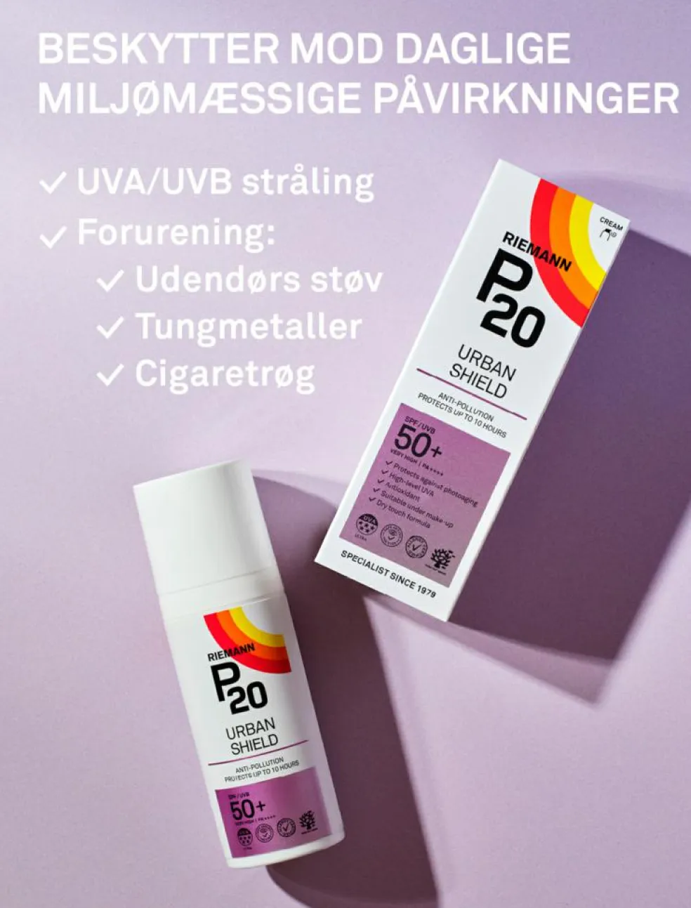 Solcreme Urban Shield Face SPF 50+