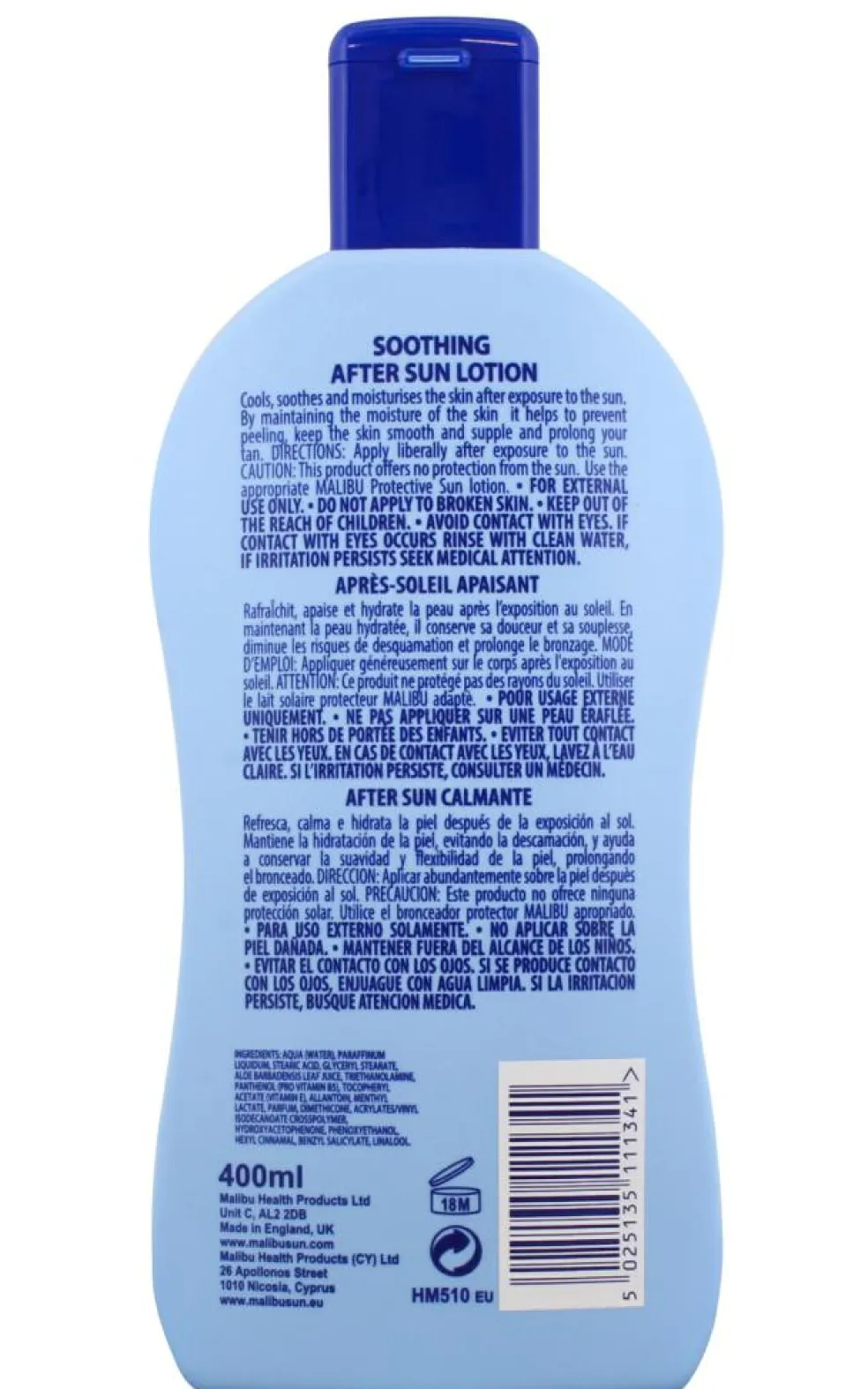 Soothing After Sun Lotion