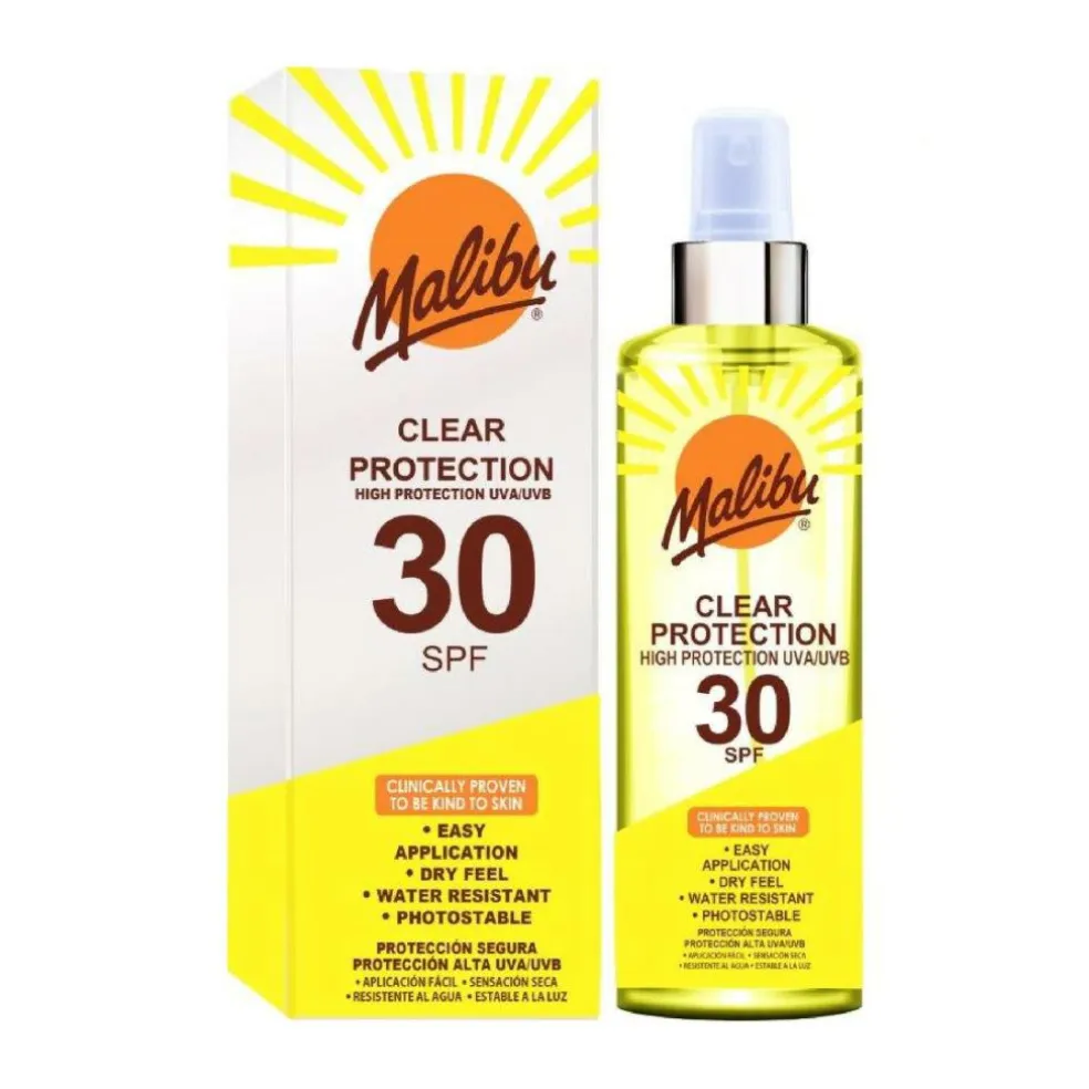 SPF 30 Clear Spray Sunscreen, High Protection, Dry Feel, Water Resistant Vi