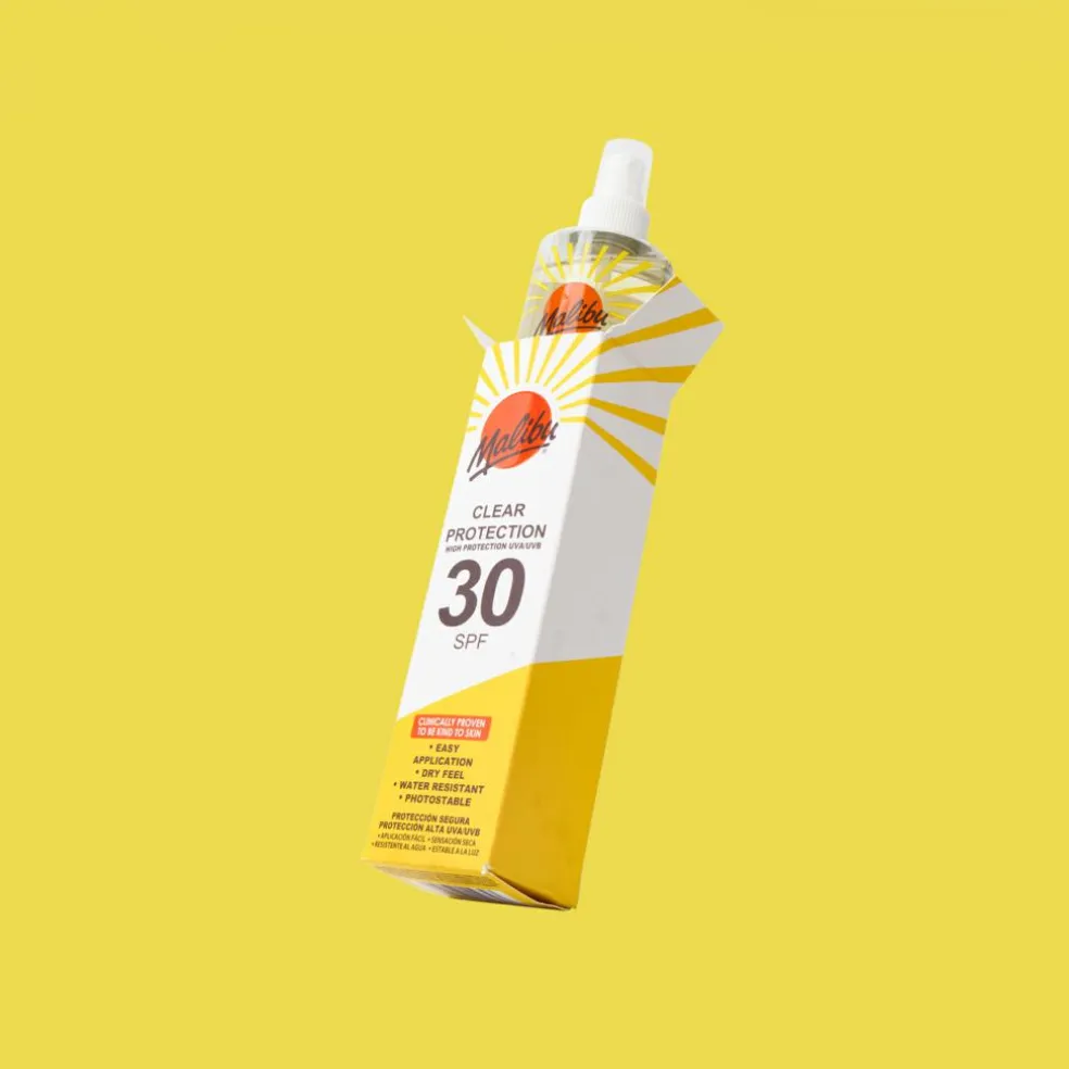 SPF 30 Clear Spray Sunscreen, High Protection, Dry Feel, Water Resistant Vi
