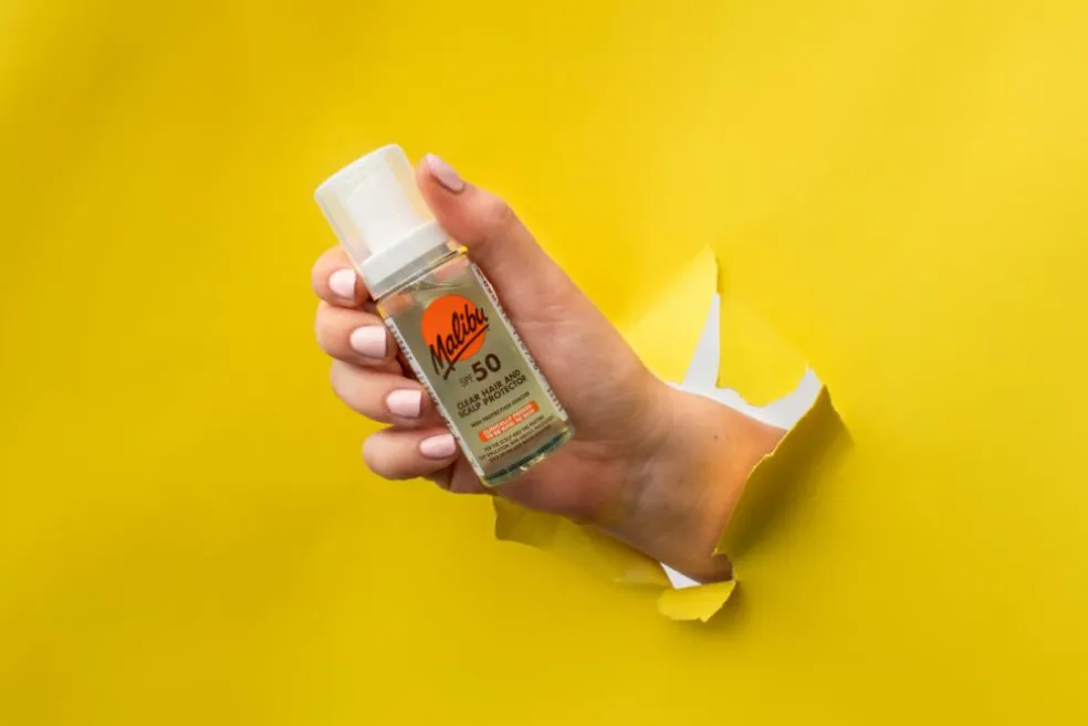 Sun Clear Hair and Scalp Protector Spray, SPF 50, Non-Greasy, Quick Drying