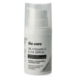 The Core 3 % Vitamin C & HA Serum Uden Parfume