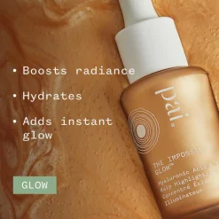 The Impossible Glow highlighting drops - champagne