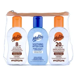 Travel Essentials, Sun Lotion and Soothing Aloe Vera Aftersun Lotion, Low t