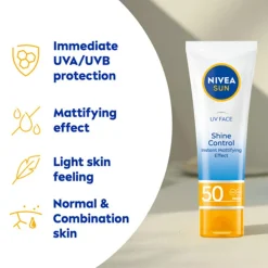 UV Face Shine Control Cream SPF 50