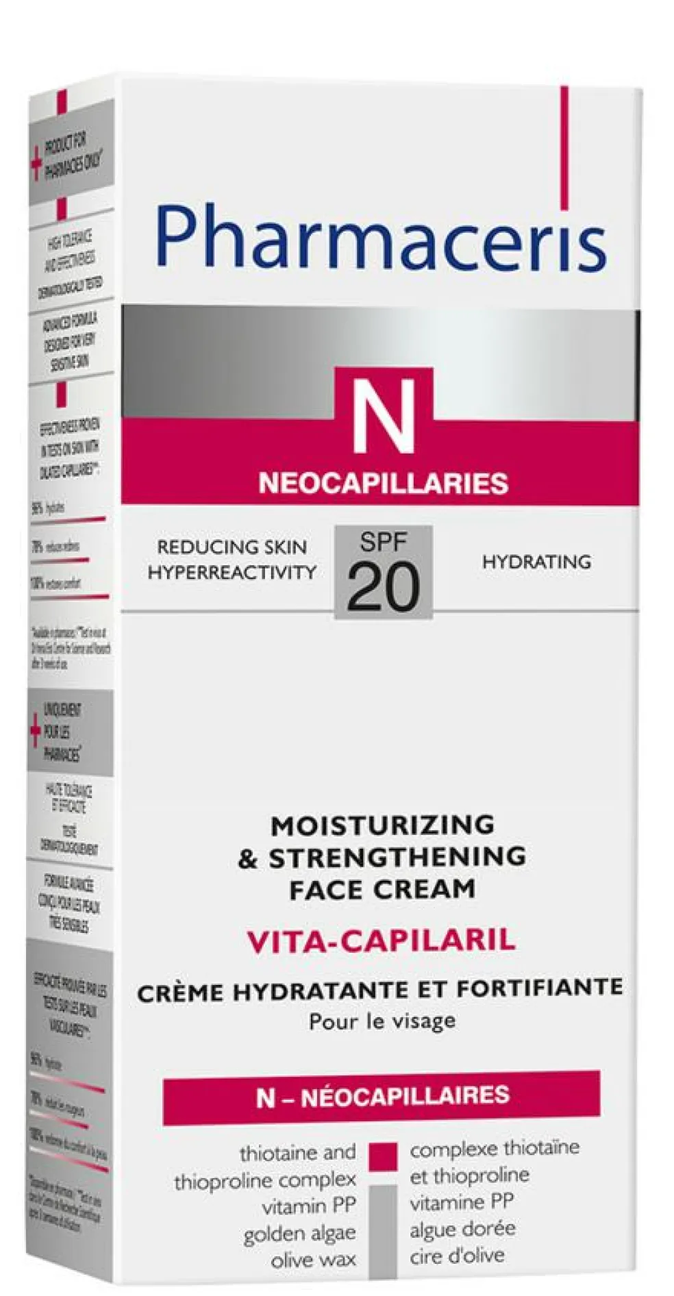 Vita-Capilaril Moisturizing Strengthening Face Cream SPF 20